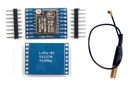 Ai Thinker LoRa Ra-02 SX1278 trådlös 433MHz transceiver modul med 10cm IPX Spring Antenna