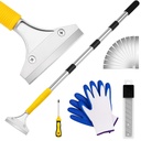 DIYSELF Scraper Tool 5.4 ft (65 in), Justerbar golvskrapa
