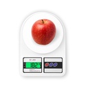 CRAE SF-400 Digital Kitchen Weighing Scale | 10Kg x 1g Precision | 1 år (6 + 6 månader) garanti | Matskala med LCD Display för matlagning, bakning, måltid Prep & Healthy Diet | (vit)