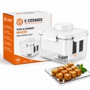 E-COSMOS® Tofu Maker och Draining Mold, Stainless Steel Spring-Loaded Water Remover för Tofu, Paneer & Greek Yogurt, BPA-Free Food-Safe Maker för Firm & Extra Firm Tofu