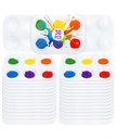 Pen-Plast Paint Palette, 30 Pack, 6 Wells