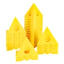 FDKJEJC 36 Painters PyramidStands - Paint Triangle Stands,Paint Stands for Painting,Mini Cone Paint Stands for Cabinet and Door Risers Support (20)