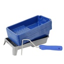 Mister Rui 4 Inch Paint Roller Tray - 22 Pack med Liners, Disposable Liners, förtjockad plast