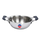 TOSAA TRIPLY MINI KADHAI- 3 Layer Base, Perfekt för Frying, Tadka,Compact & Heavy Duty | Induktion och Gas Stove Compatible | Multipurpose Cookware | 650 ml