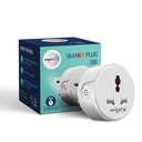 Wipro 10A smart plug med energiövervakning - Lämplig för små apparater som TV, Electric Kettle, Mobile och Laptop Chargers (Arbeta med Alexa och assistent)