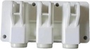 mijob White Front Panel Discharge Block Fitting Part ，Compatible for BQL Soft Serve Ice Cream Machines Accessories Spare Parts