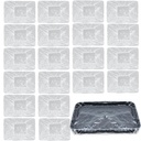20Pcs Disposable Paint Tray Liners 18 Inch Paint Roller Tray Liners Paint Pan Liners Plastic Paint Tray Liner Bag Covers Stor Paint Roller Tray Liner Set för House Walls Ceilings Painting