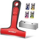 DIYSELF Razor Blade Scraper med 10 PCS 4 "Blades, Scraper för rengöring
