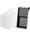 Voomey 4 Inch Paint Tray Set - Paint Tray med 12 Pcs Paint Pan Liners