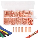 Serplex® 250 Pcs Copper Wire Terminal Connectors med Heat Shrink Rör