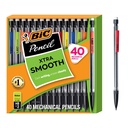 BIC Xtra Smooth Mechanical Pencil, 0,7 mm Medium Point, 40-Count Pack