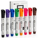 Quartet Dry Erase Markers, Glass Whiteboard Markers, Bullet Tip, diverse färger, 8 Pack (Q120000GBA)
