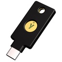 Yubico - Säkerhetsnyckel C NFC - Grundläggande kompatibilitet - Multi-Factor autentisering (MFA) säkerhetsnyckel och passkey, Anslut via USB-C eller NFC, FIDO Certified