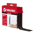 VELCRO Brand Sticky Back Hook och Loop Fasteners, 30 Ft Tape Roll, Black