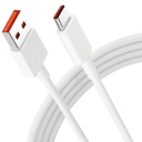 Sounce 67W Snabbladdning USB-C-kabel för Xiaomi, Redmi (1m) White