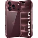 TheGiftKart Ultra-Hybrid Crystal Clear Back Case Cover för iPhone 18 Pro / 17 Pro | Shockproof Design | Kameraskydd Bump | Hard Clear Back | Bumper Cover Case (PC & TPU, Transparent)
