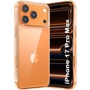 TheGiftKart Ultra-Hybrid Crystal Clear Back Case Cover för iPhone 17 Pro Max | Shockproof Design | Hard Back Cover Case för iPhone 17 Pro Max (PC & TPU, Transparent)