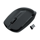 ZEBRONICS Wireless Mouse, 2.4GHz, 3200 DPI, 3 Buttons, Comfortable & Ergonomic, USB Nano Receiver, Power-Saving Mode, Works on Most Surfaces, för Mac | Laptop | Dator (Freego, Black)