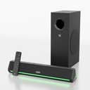 GOVO GOSURROUND 600 | 90W Soundbar | 2.1 Channel Home Theatre | Deep Bass från 4 " Subwoofer | BT v5.3, HDMI, AUX, USB Connectivity | 5 EQ Modes