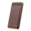 BoAt EnergyShroom PB300 Neo 10000mAh Power Bank med 22.5W Fast Charging, 3X Output Ports, stöder Android, iPhone, Tablets, Earbuds (Mocha Brown)