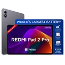 Redmi Pad 2 Pro, 12.1-tums (30,73 CM), LCD Display - 2.5K Sharp & Clear, 8GB RAM, 128GB ROM, Wi-Fi, Quad Speakers, Dolby Atmos, Graphite Grey, AI Enabled