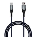 BoAt Type A till C 65W Fast Charging Cable med 480 Mbps Data Transfer, Tangle-Free Cable i Premium Nylon Braided Design & Durable Aluminium Alloy Shell (Electric Blue)