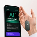 neosapien Indiens första AI Wearable, Neo 1 - Möte Notetaker för Offline & in-Person Conversations - Smart Summaries, to-Dos and Reminders (Gunmetal)