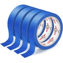 4 Rolls Blue Painters Tape 0,94" x 22Yd Premium Masking Tape