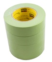 3M 1-1/2" 233+ Grönt AUTO Masking Tape-4 Roll-Paint CAR