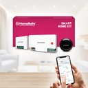 HomeMate Smart Home Kit för 1BHK (Lite), Smart Retrofit Switches för att Automatisera 5 Lights,1 Fan och IR-enheter, Ingen re-wiring krävs, Kompatibel med Alexa, Home & Siri Shortcuts.
