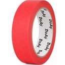 1 Pack Red Painters Tape - Masking Tape 1 Inch Wide - Multi-Surface, Smart Adhesion, Indoor & Outdoor - 90FT Total - Paint Tape för DIY, Labeling, Art, Car, General Purpose (#3910)