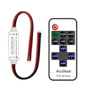 Mini RF LED Dimmer trådlös fjärrkontroll med tråd för singelfärg Strip Light 5v 12v 24v DC 12A Brightness Control för 2835 3528 5050 LED Ljus