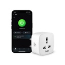 Qubo 10A Wi-Fi + Bluetooth Smart Plug | Energiövervakning | Perfekt för små enheter som TV, Air Purifiers, Mobile & Laptop Chargers | Voice Control med Alexa & Assistant | Från Hero Group