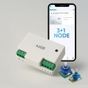 AZIOT 3 + 1 Fan Smart Switch - WiFi / Bluetooth-kommunikation - Made in India - Timer Function - Arbetar med hem och Alexa ... (3 + 1 Node)
