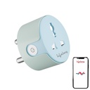 Lifelong Electronics 10A WiFi Smart Power Plug for Home Automation | Med App Control, Timer, Voice Control, Scheduling | Smart Plugs Gadget | Elektrisk Switch Socket | Kompatibel med Alexa &