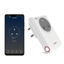 Goldmedal 16A Wi-Fi Smart Plug med energiövervakning | Lämplig för stora apparater som Geysers, Microwave Ovens & Air Conditioners | Voice Control med Alexa & Assistant | Vit