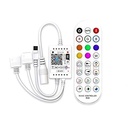 Global Tech WiFi Smart PC LED Strip Controller kompatibel med Alexa och Home (Standard Size, White)