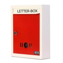 Lepose Metal Wall Mount Mail Box / Brevlåda för grind och vägg (vit)
