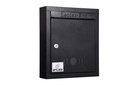 Mail Box Letter Box för Hem och Gate Wall Mount Box Black (storlek 11 * 9 * 3 tum) Post Box med nyckellås för Home Gate Office Apartment Society Använd |