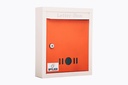Heavy Metal Mail Box (Orange) för Home och Gate Wall Mount - Brev Post Box Storlek 9 * 11 * 3 tum