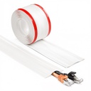Serplex® 9.8FT/3M PVC Floor Cable Cover Wire Concealer, Självhäftande