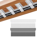 Serplex® 40Pcs Hook och Loop Cable Ties, självhäftande krok och loopkabel