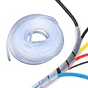 Robustt 25 Meter Spiral Wrap - Pack på 1 | 6mm Spiral Wrapping Band | Flexibel och Bendable | Skydda katter hundar från Chewing Cords
