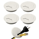 Serplex® 4Pcs Desk Grommets 2.36 inches Round Cable Grommets för Office