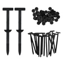 STHIRA 50Pcs Nylon T-Type Push Mount Cable Ties för fordonspaneler