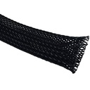 Rpi butik - 6mm Polyester Braided Sleeve, Nylon Braided ärm, Wire ärm flätad expanderbar ärm för bra trådskydd, Color Black, 1 Meter