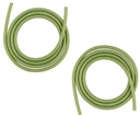 Spiral Triple Colour Cable Protector 1.5M-2pcs | Super Long Size Cable Cord Protectors Winders for All Mobile Phone Charging Cable och Earphone (Grönt)