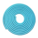 iTronix 1.4 Meter Spiral Cable Protector för alla iPhone/Android Mobile Charging Cables (Pack of 1) (Sky Blue)