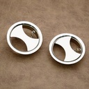 RAB Cable Manager Stainless Steel (Finish:- Silver; Size:- 2.5 Inch, Pack of 2pcs)