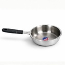TOSAA TRIPLY MINI Fry PAN- 3-Ply Stainless Steel | Small Non-Stick Frying Pan | Induktion & Gas Kompatibel, Mini Triply Fry Pan för Everyday Cooking | Non-Reactive Steel | 590 ml